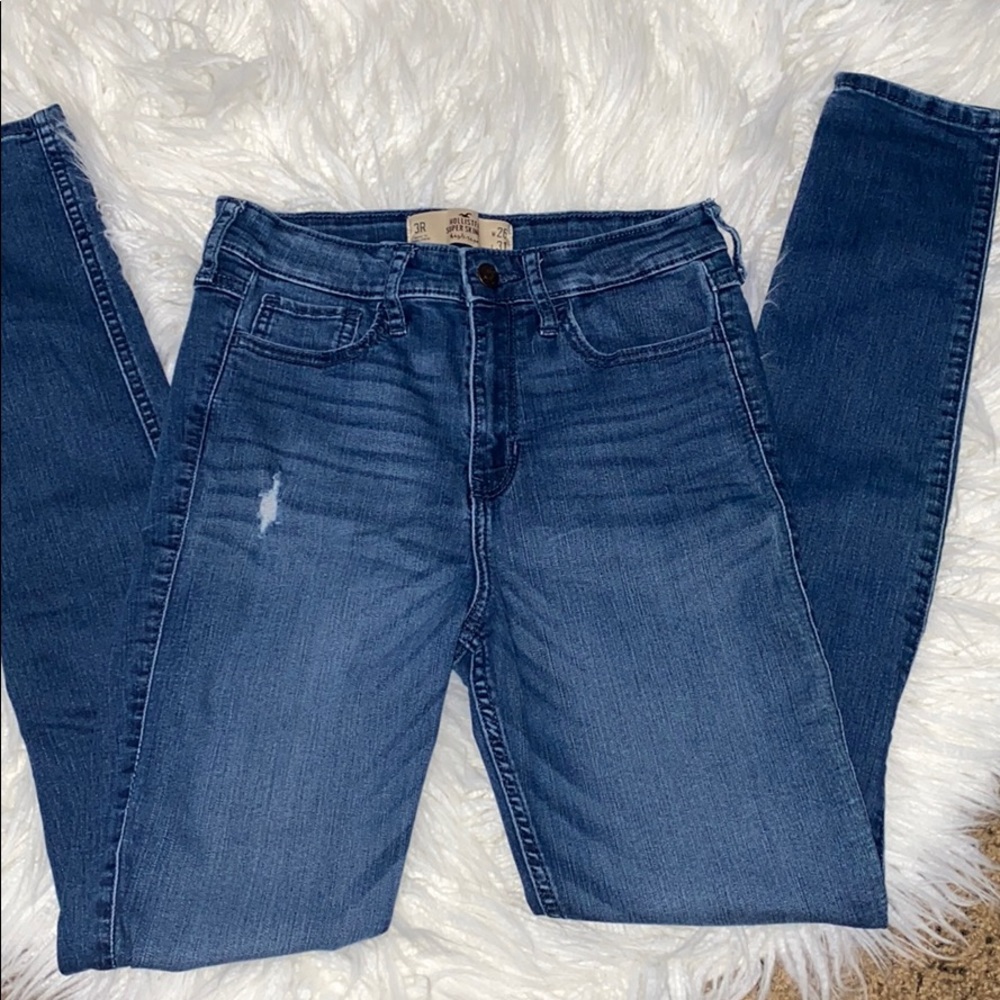 hollister super skinny denim jeans